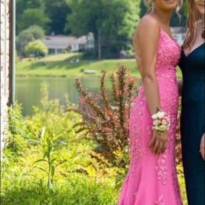 Sherri hill prom dress. Strawberry pink